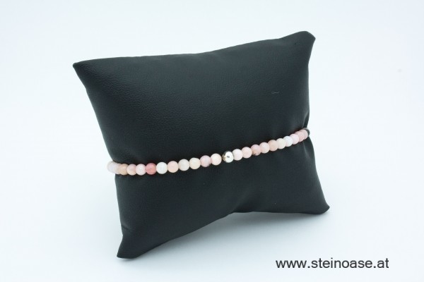 Armband Anden-Opal rosa 4mm
